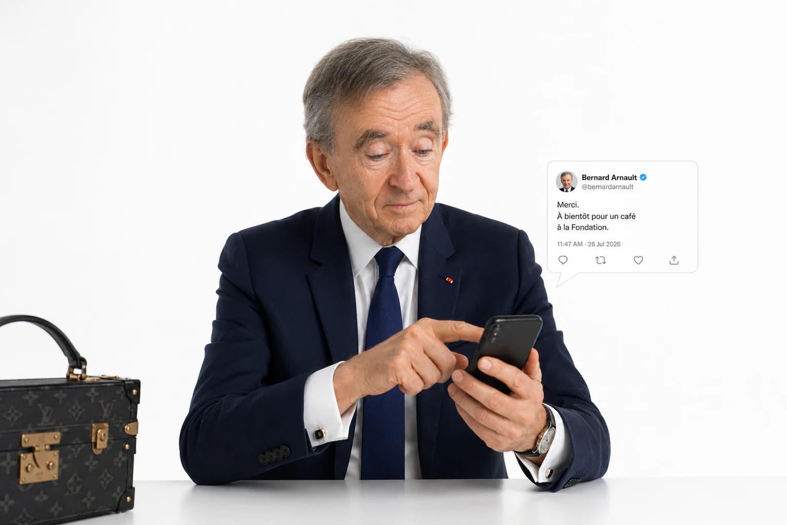 La nuova strategia di pubbliche relazioni dell'amministratore delegato di LVMH è il sarcasmo