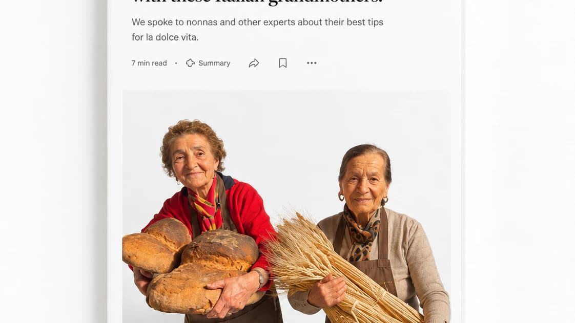 Il Washington Post ha scoperto che vivere come una nonna italiana è wellness