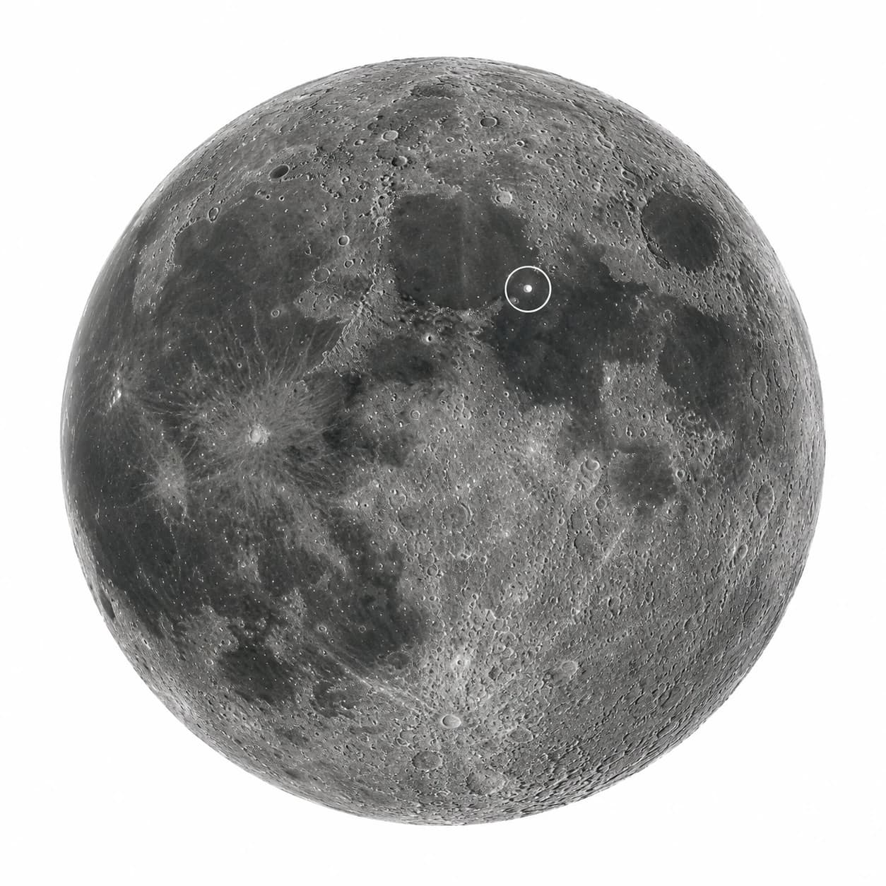 SpaceX ha lasciato un nuovo cratere sulla Luna